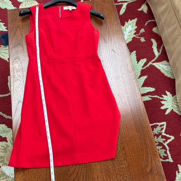 Diane Von Furstenberg Red Sleeveless Dress 2 - Picture 7 of 12
